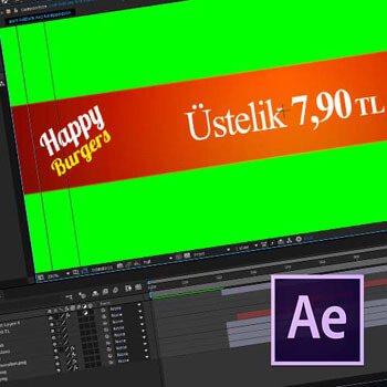 After Effects ile Bant Reklamı Nasıl Yapılır? Video Eğitimi