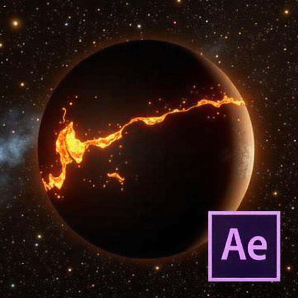 After Effects ile Gezegen Patlama Efekti Video Eğitimi