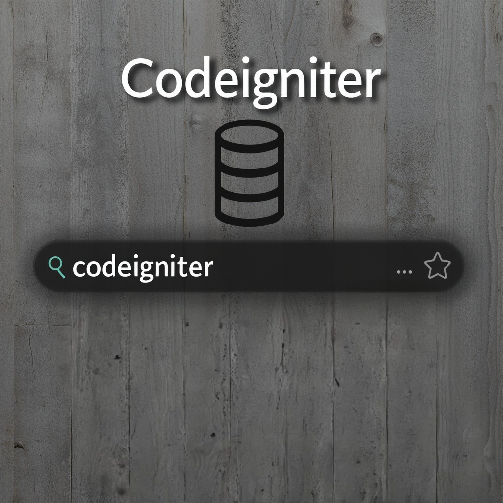 Codeigniter ile AutoComplete Kullanarak Arama Motoru Yapmak Video Eğitimi