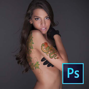 Photoshop ile Cilde Dövme Yapmak Video Eğitimi