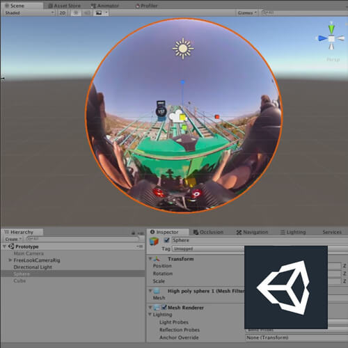 Unity ile 360 Derece Video Oynatma Video Eğitimi